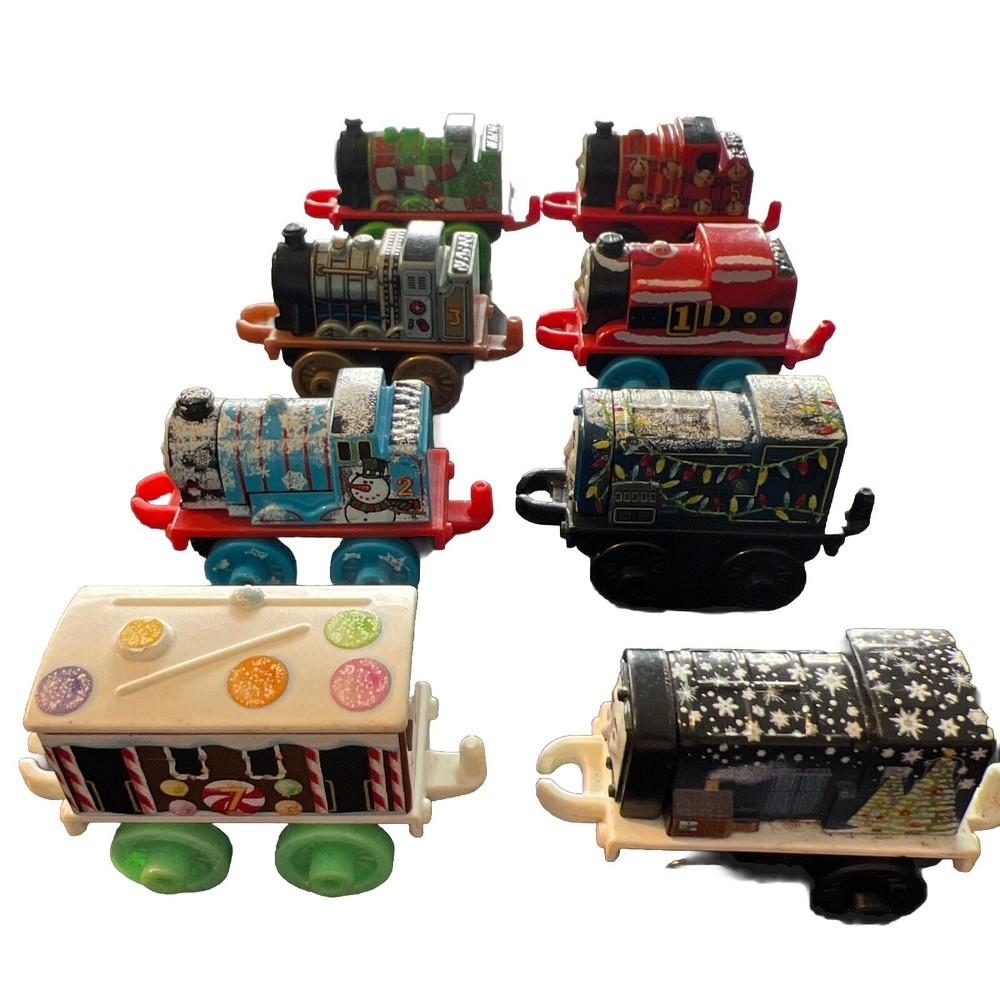Thomas The Train Minis Christmas Lot Of 8 Eight ￼