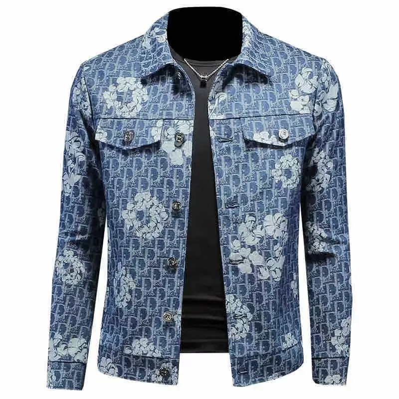 Men's Slim Fit Bomber Jacket – Trendy Streetwear Long Sleeve Coat for Casual Luxury Fashion