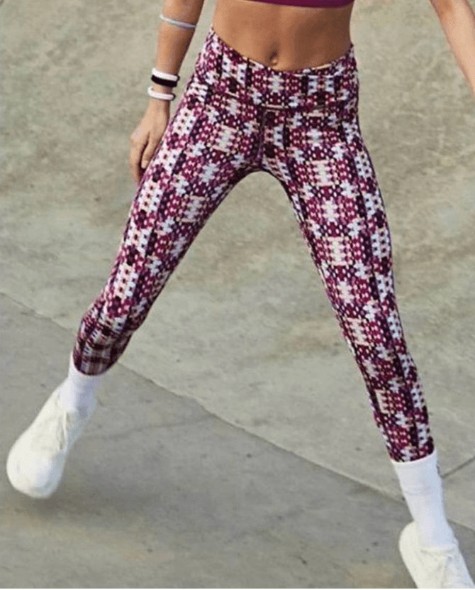 Free People Movement Ashford Printed Wrap Leggings Size XS for Effortless Style