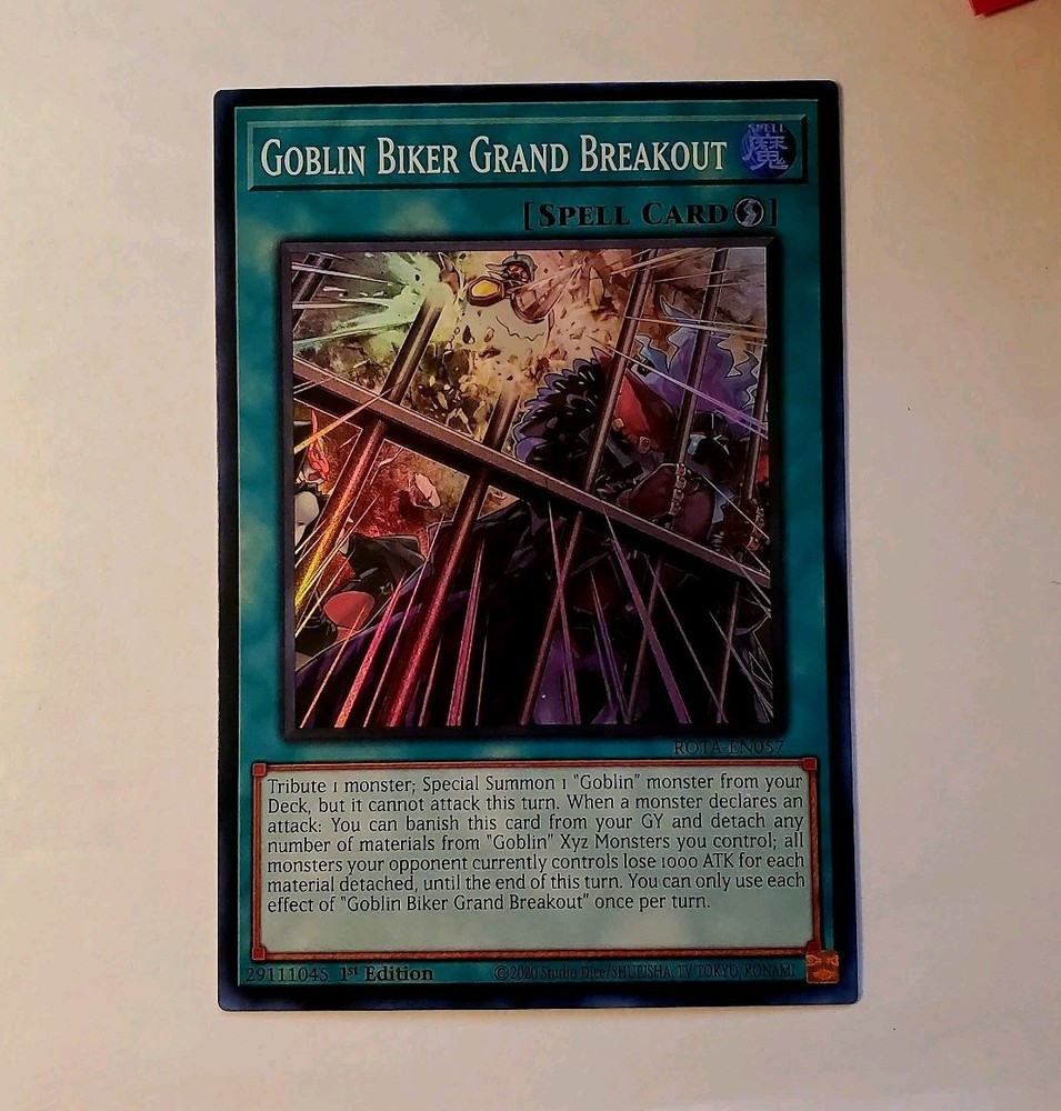 Goblin Biker Grand Breakout ROTA-EN057 Rage of the Abyss 1st Edition NM
