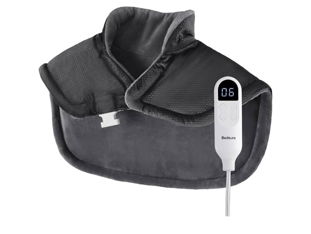 Bedsure Heating Pad for Neck and Shoulder Pain Relief – Soothing Heat Therapy