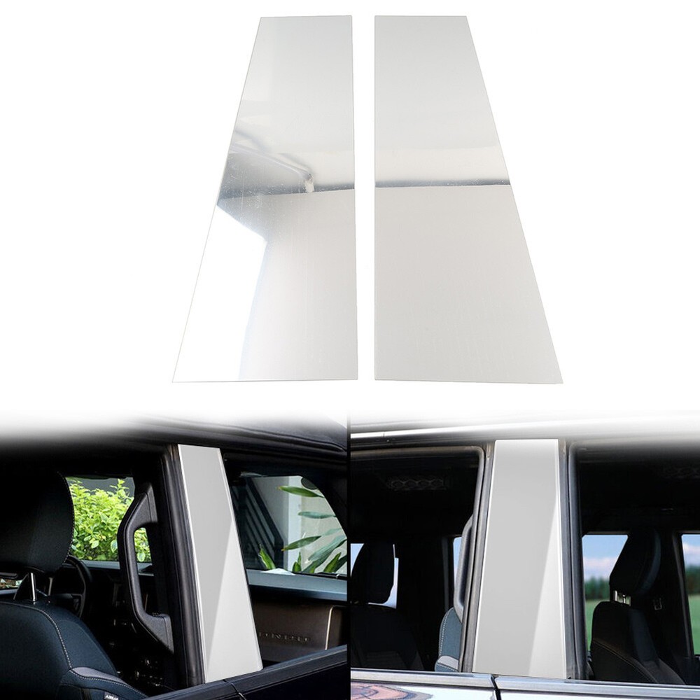 Pillar Posts Set Door Window Cover Trim Kit Fit Ford Bronco 4-Door 2021-2023