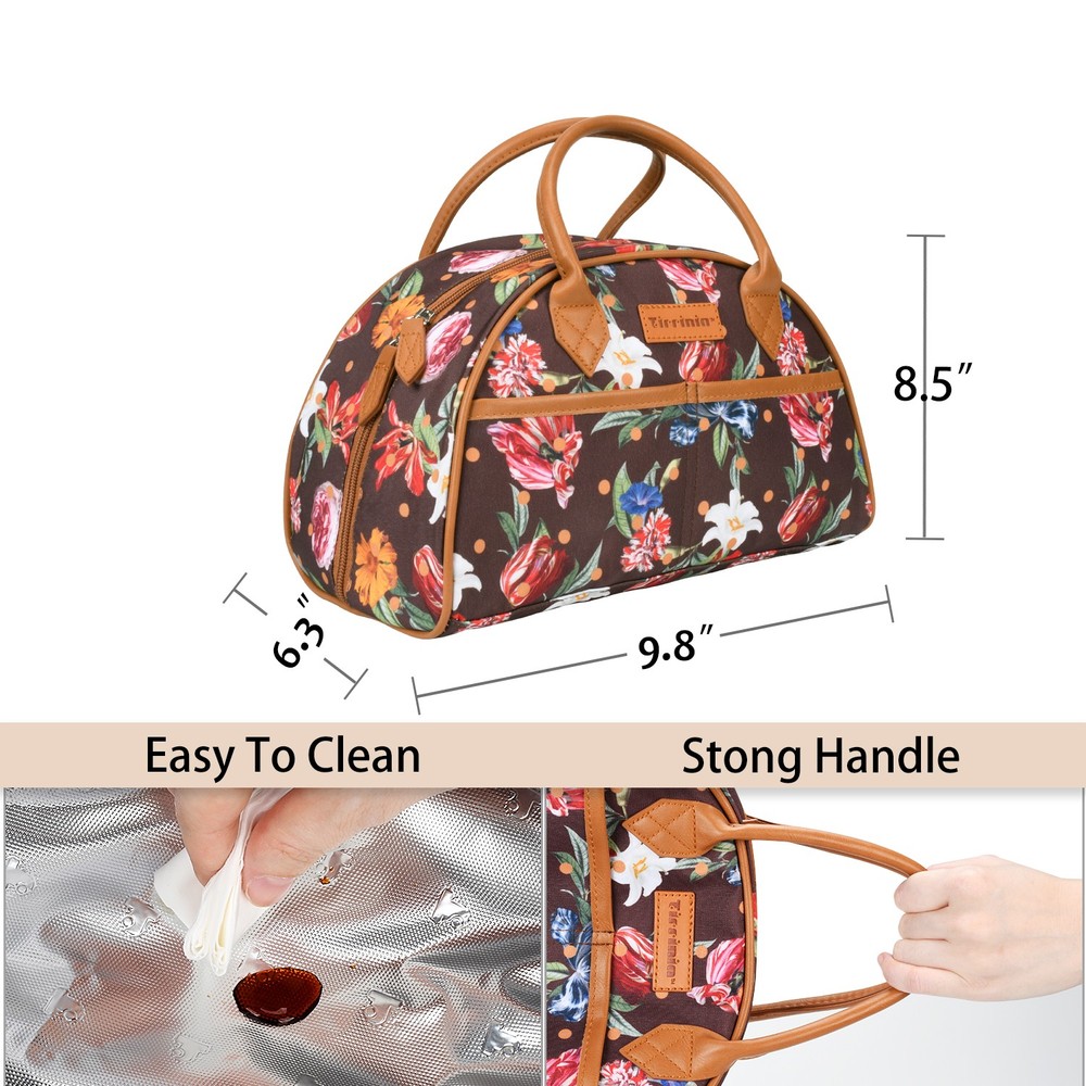Insulated Lunch Bag for Women/Men Reusable Lunch Box fo Work School Picnic Beach