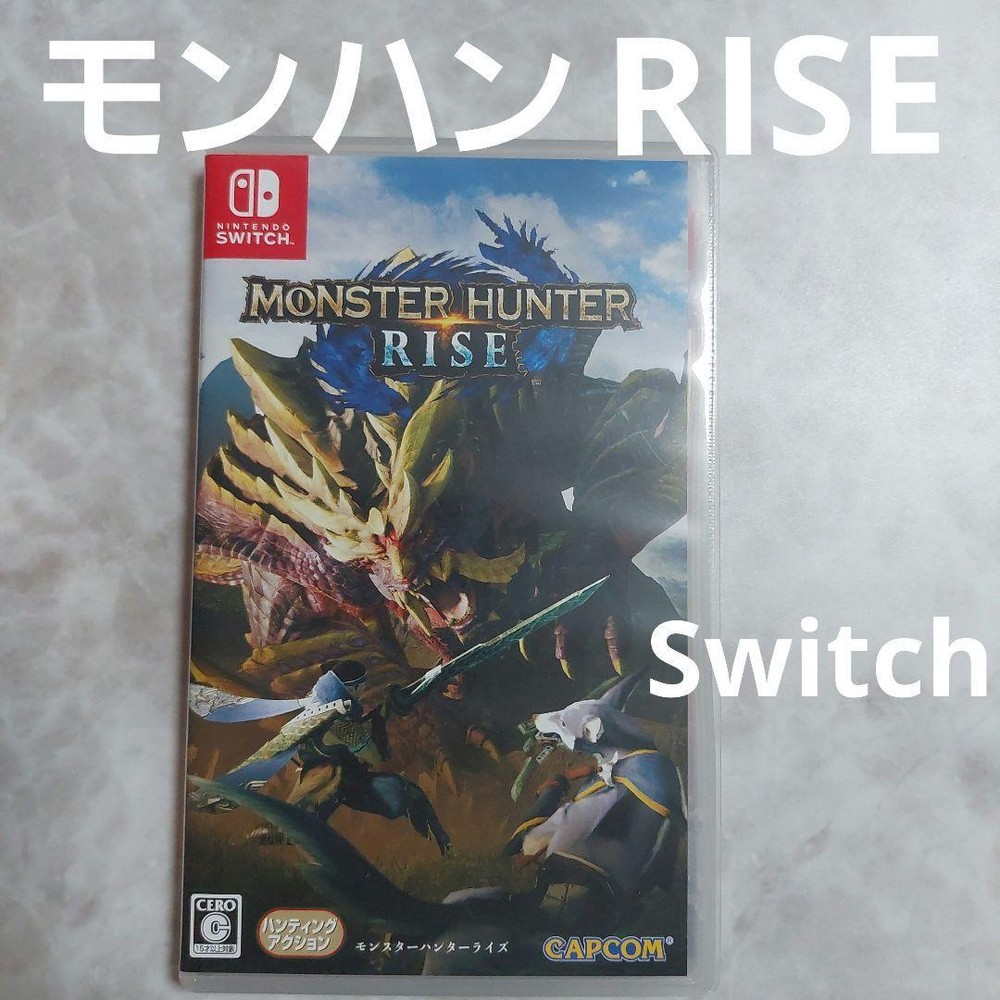 Monster Hunter Rise Switch Cassette Nintendo F/S-411 from japan Rare  Good condi