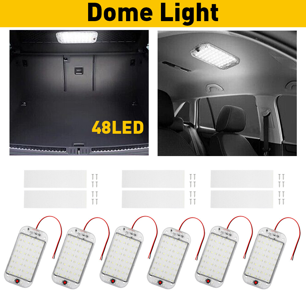 6 Pack 12V Led RV Ceiling Dome Interior Light Lighting LED for Trailer Camper RV
