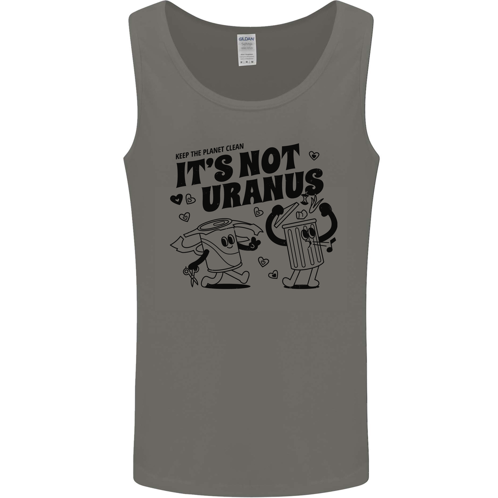Funny Climate Change Its Not Uranus Mens Vest Tank Top