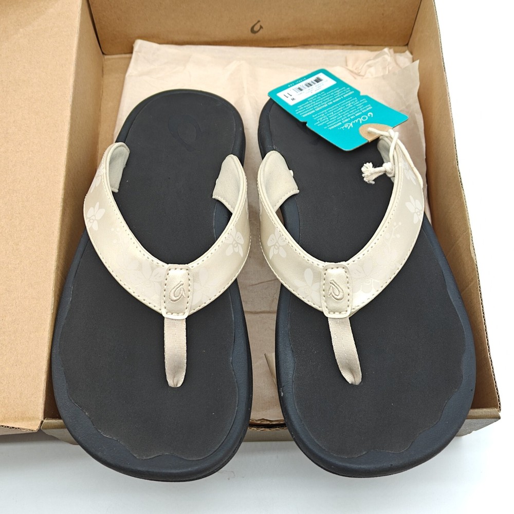 OluKai Ohana Water Resistant Sandals with Arch Support Trench Blue US W7