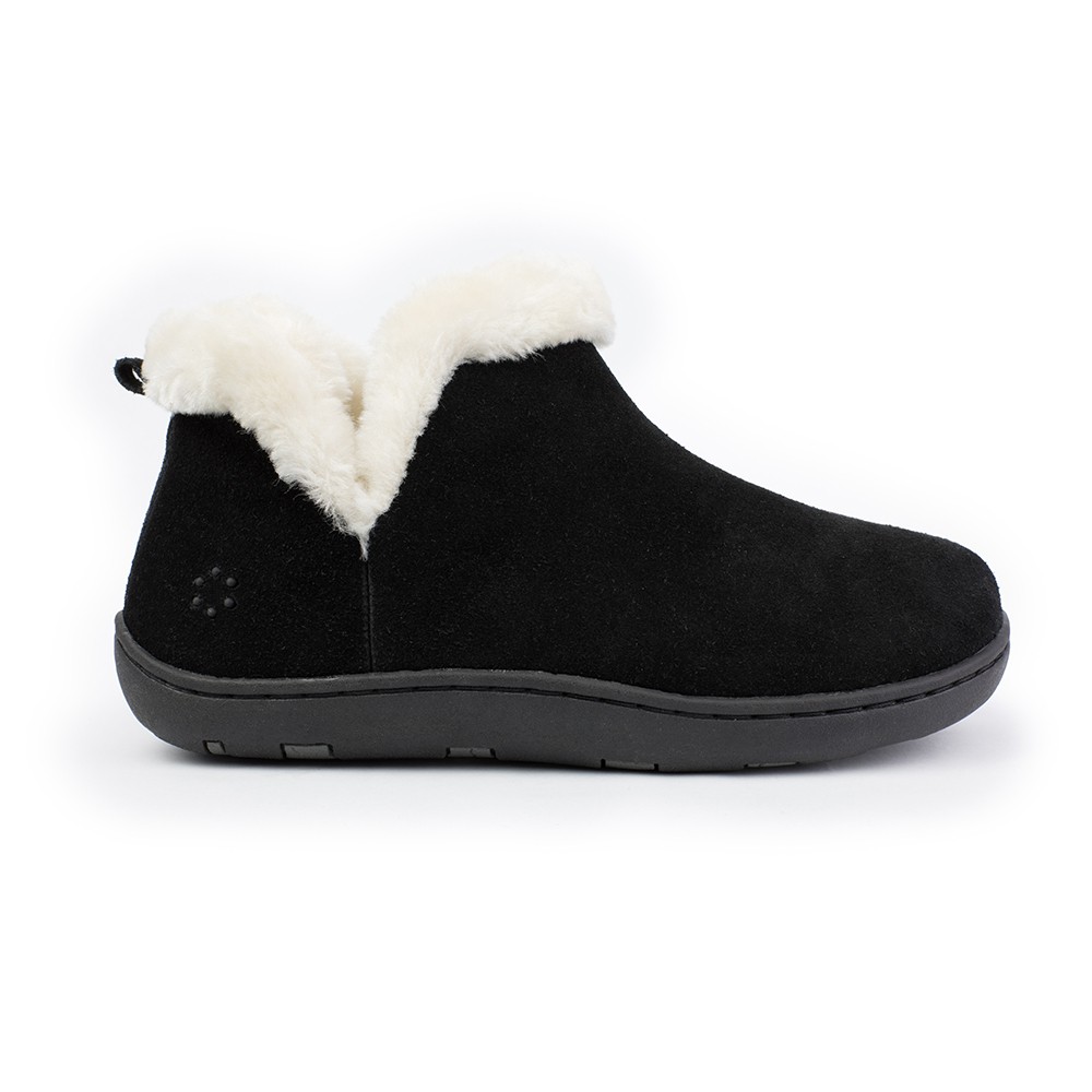 Tempur-Pedic Vallery Bootie Womens Black Memory Foam Slippers TP6107-001
