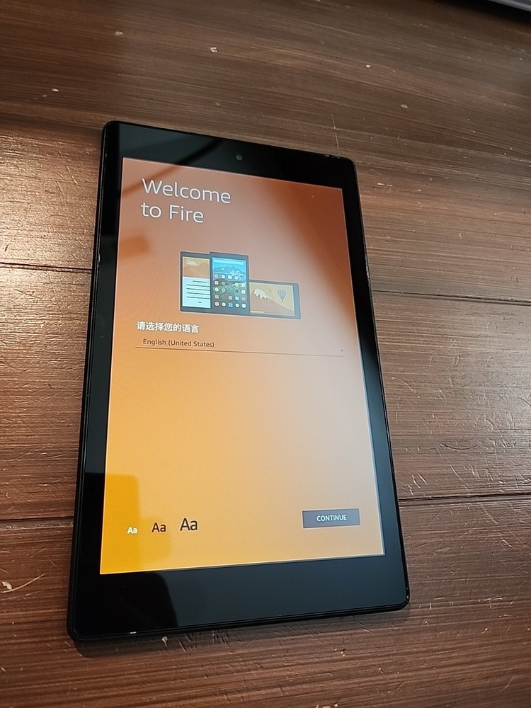 Amazon Fire HD 8 7th Gen 16GB Black SX034QT - Tested Factory Reset