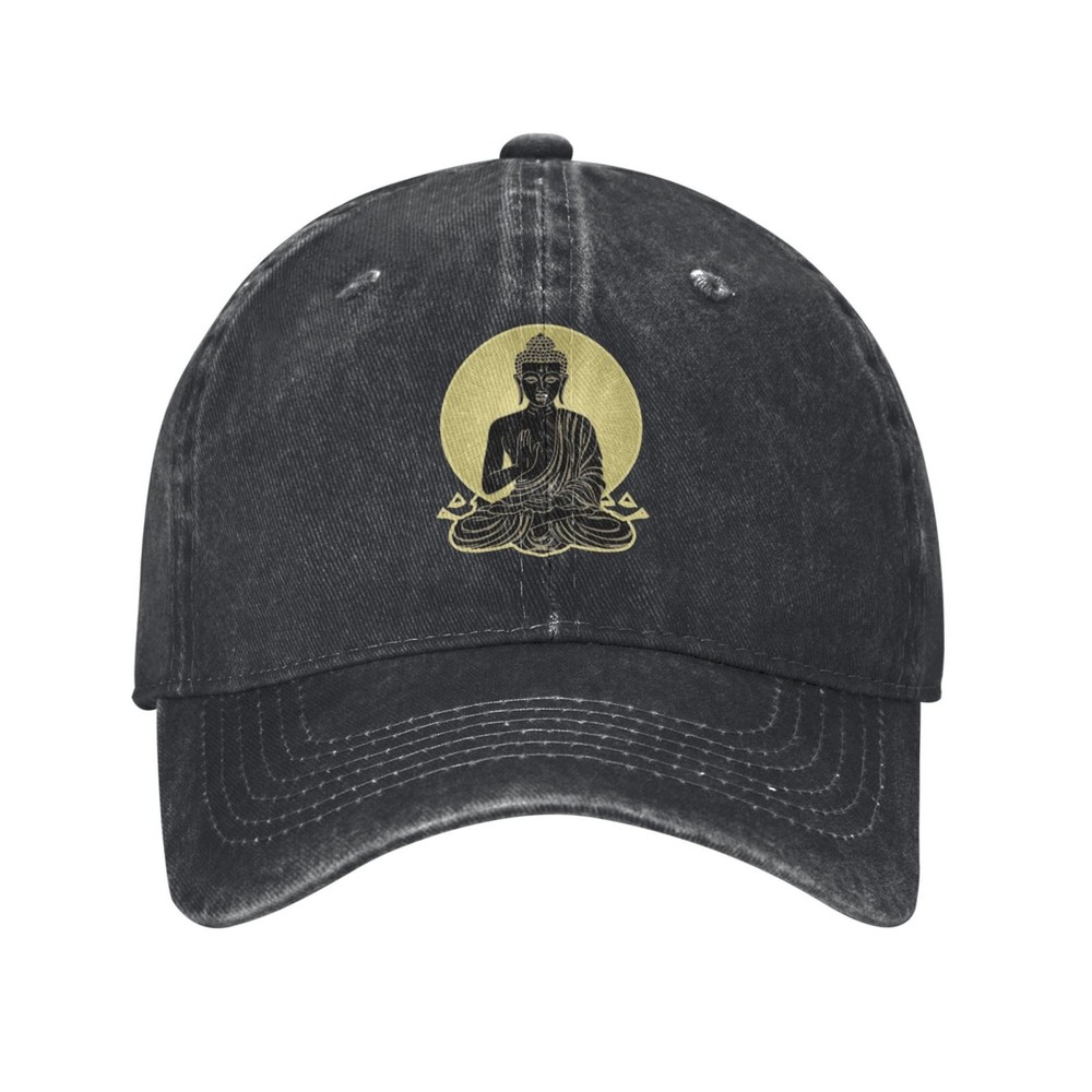 Buddha Graphic Print baseball cap Unisex adjustable Outdoor trucker hats