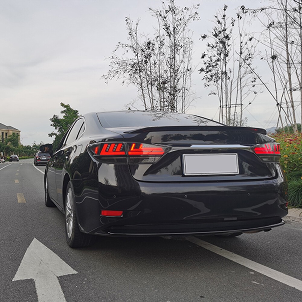 Full LED Tail Light For Lexus ES350 ES 300h 2013-2018 Smoke Rear Lamp Sequential