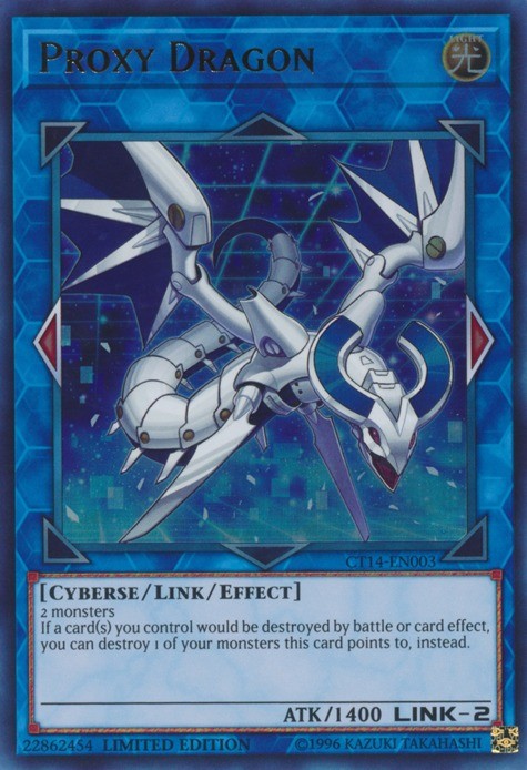 Proxy Dragon CT14-EN003 Ultra Rare Limited Edition Lightly Played