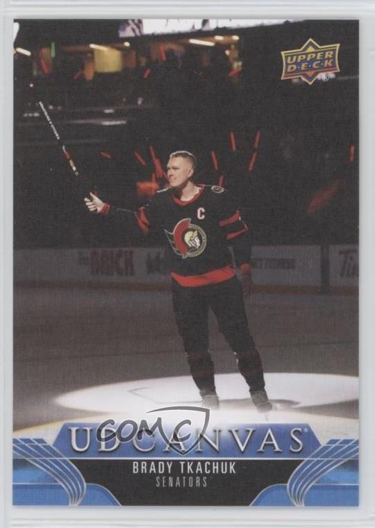2023-24 Upper Deck Series 2 UD Canvas Brady Tkachuk Hockey Card C176