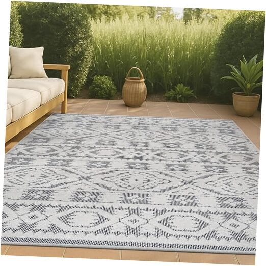 SBH102B-8 Citta Mediterranean High-Low Pile Indoor Outdoor Rug