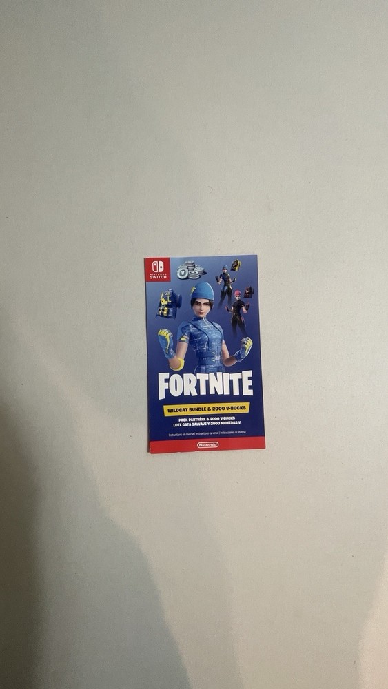 Fortnite Switch Wildcat Code ￼(Used Code It Doesn’t Work) Just For Collecting