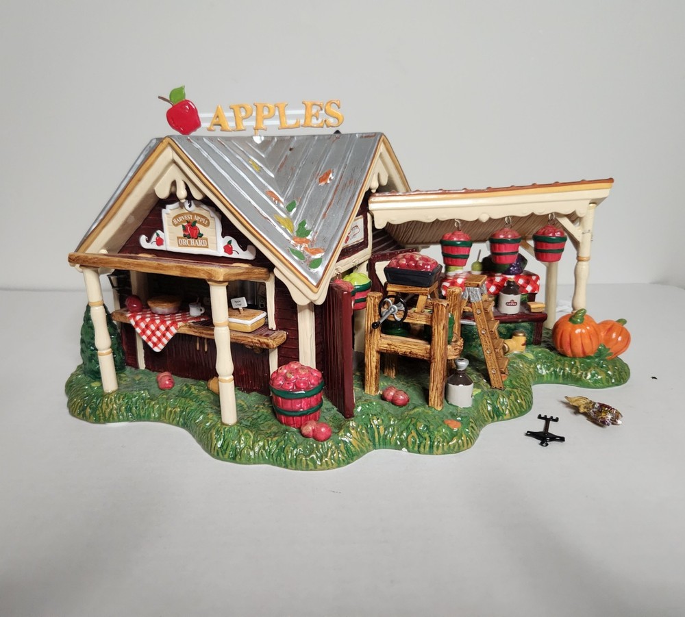 Retired Department 56 Harvest Apple Orchard: Snow Village W/o Figurine