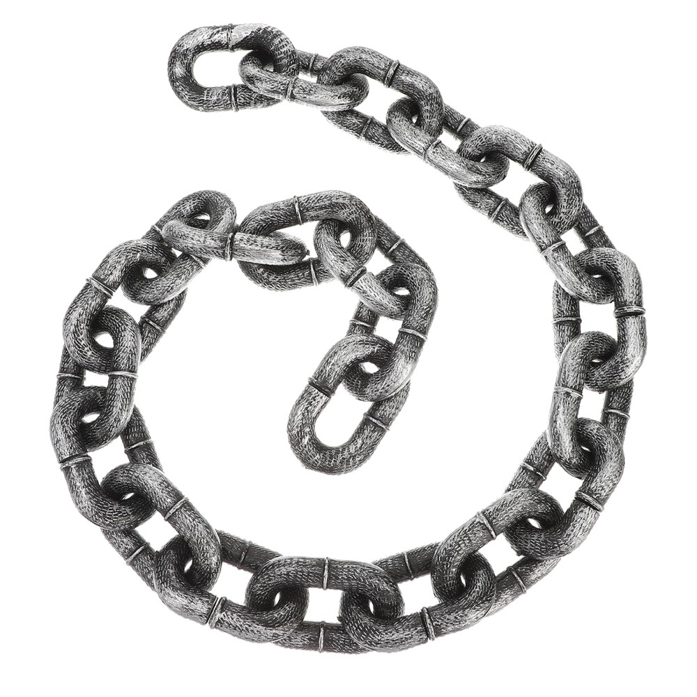 Simulated Iron Chain Miss Man Faux Chains for Halloween Decoration