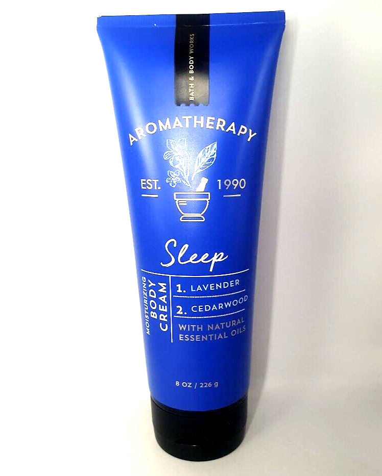 BATH & BODY WORKS AROMATHERAPY LAVENDER CEDARWOOD BODY CREAM 8 FL OZ