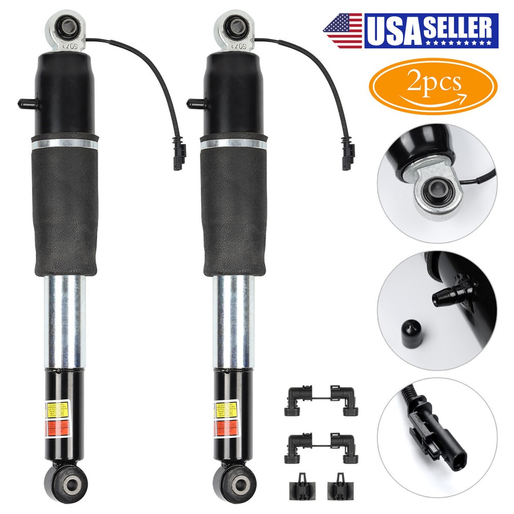 OEM 2PCS Rear Air Shock Absorbers for 15-2020 Escalade Suburban Tahoe 84176675 .
