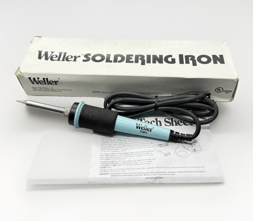 NEW Weller TC201T | 24V, 42W Soldering iron / Pencil for WTCP station