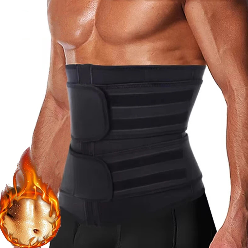 Men's Waist Trainer Corset for Workout Sauna Sweat Belly Trimming Sport Belt