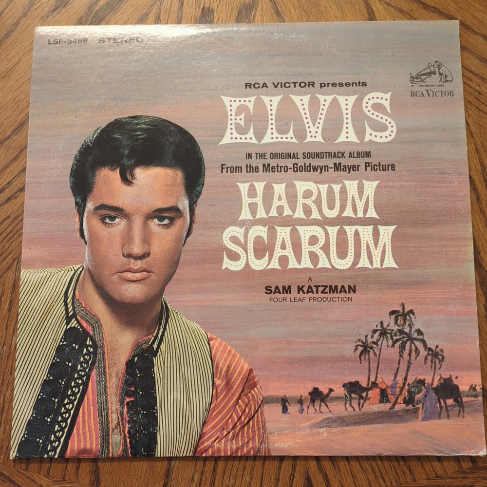 Elvis Presley - RCA Victor LP - Harum Scarum - LPM-3468 W/ BONUS PHOTO