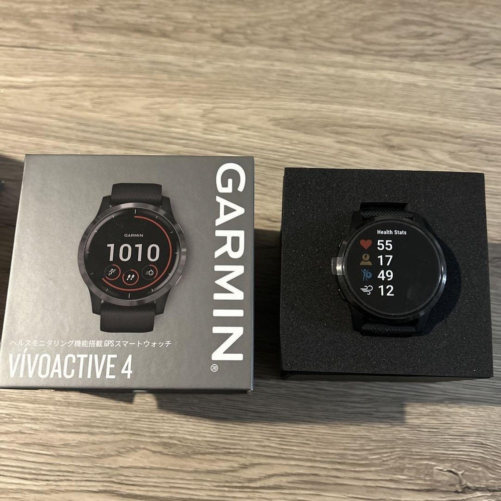 GARMIN vívoactive 4 Smartwatch in Black with Advanced Fitness Tracking
