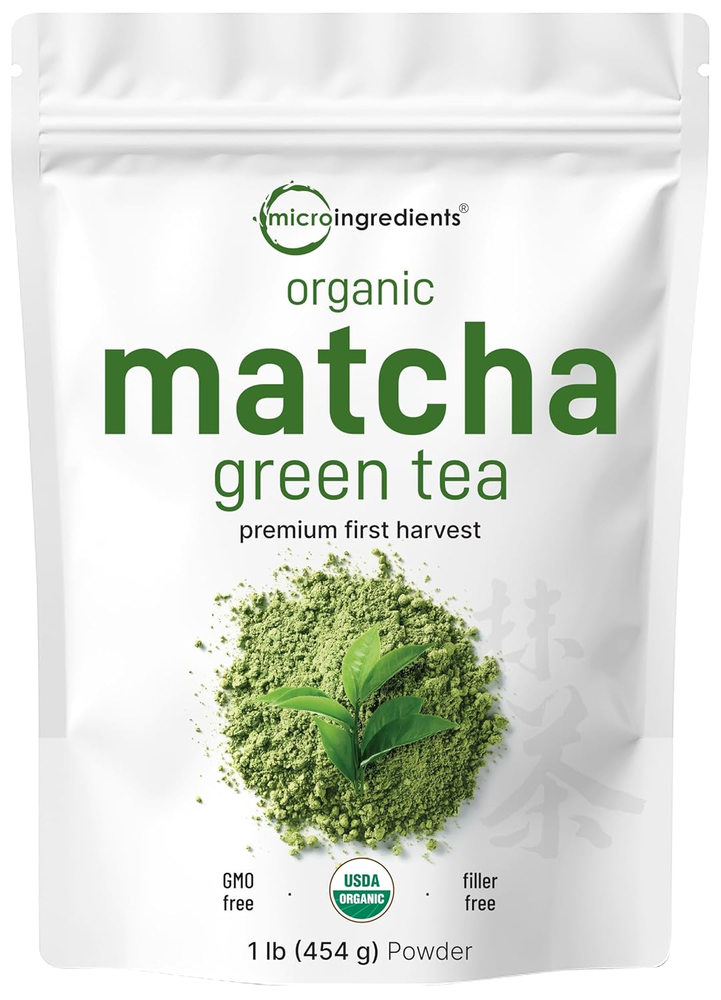 Organic Matcha Green Tea Powder, First Harvest, Culinary Grade from Japan, 100%