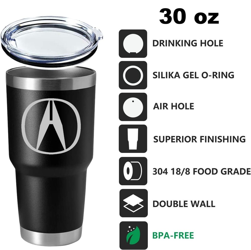 Acura Logo 30 oz Insulated Tumbler | For those car buffs