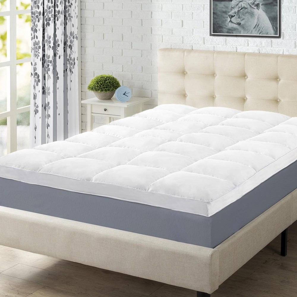 Superior Brushed Microfiber Down Alternative Mattress White