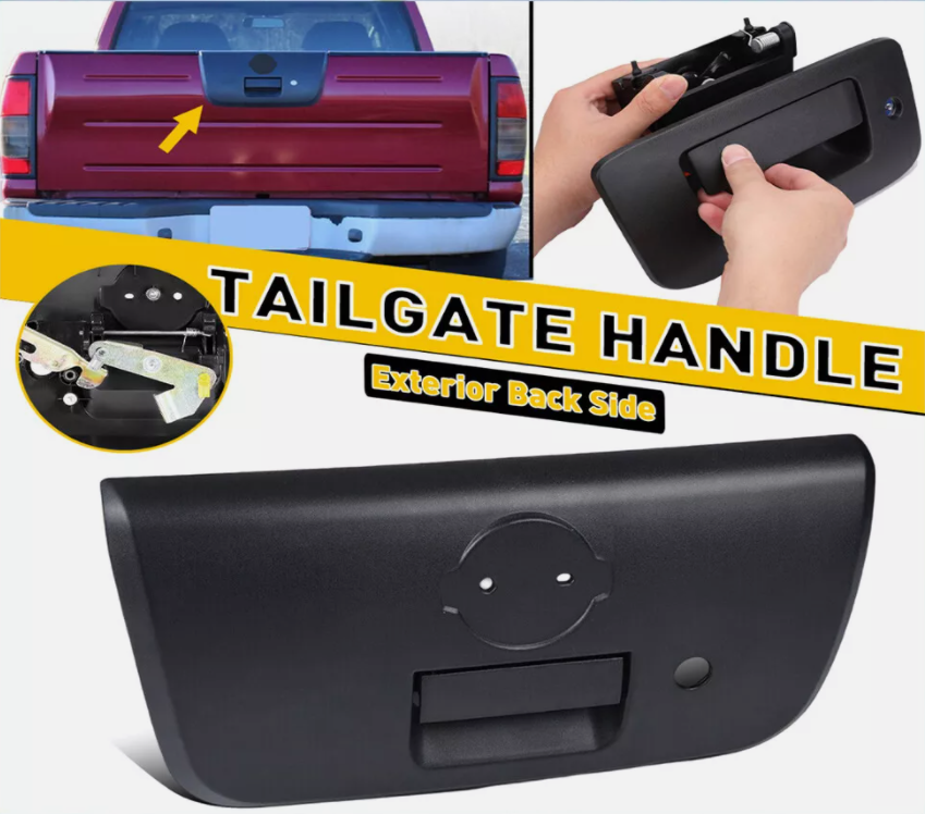 2001-2004 Nissan Frontier Tailgate Handle Replacement - Textured Finish
