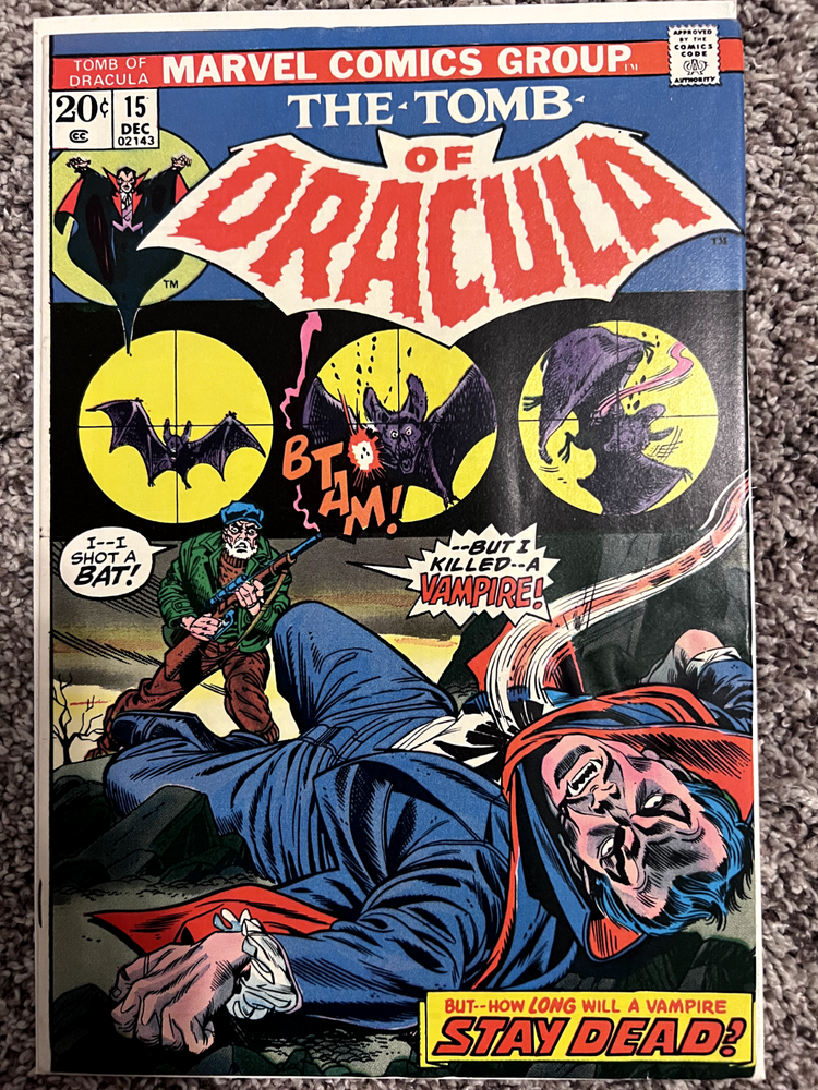 The Tomb of Dracula #15 G+ Stay Dead
