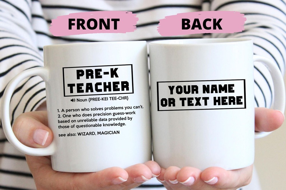 Pre K Teacher Gift Mug Preschool Teacher For Birthday Appreciation Gift Thank