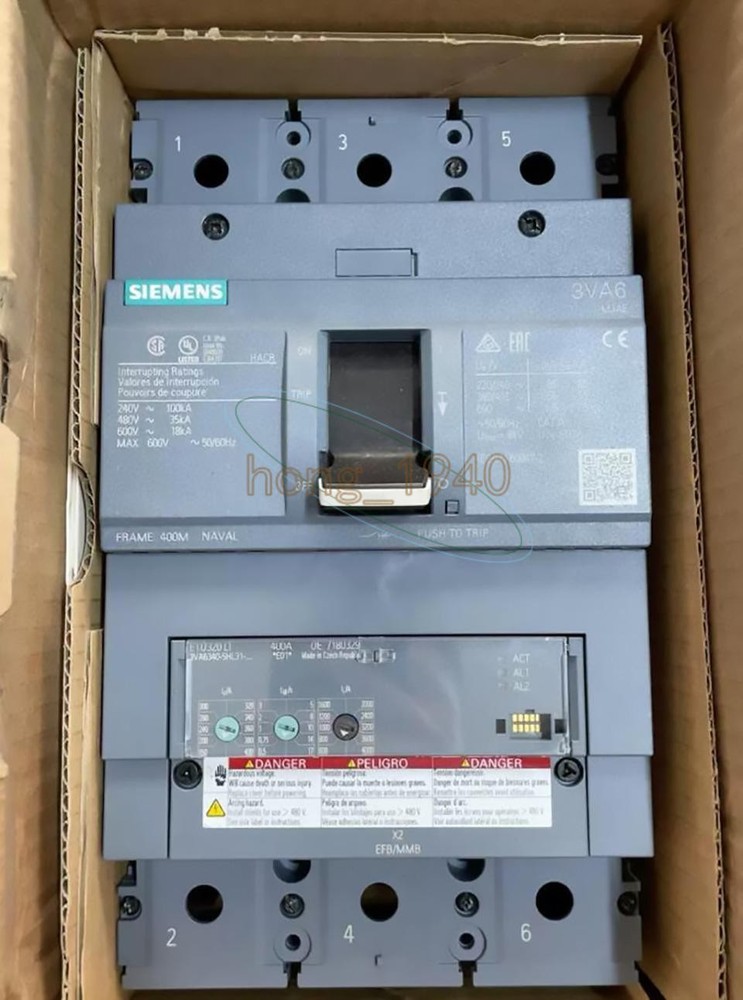 One New Siemens Circuit Breaker 3Va6340-5Hl31-0Aa0