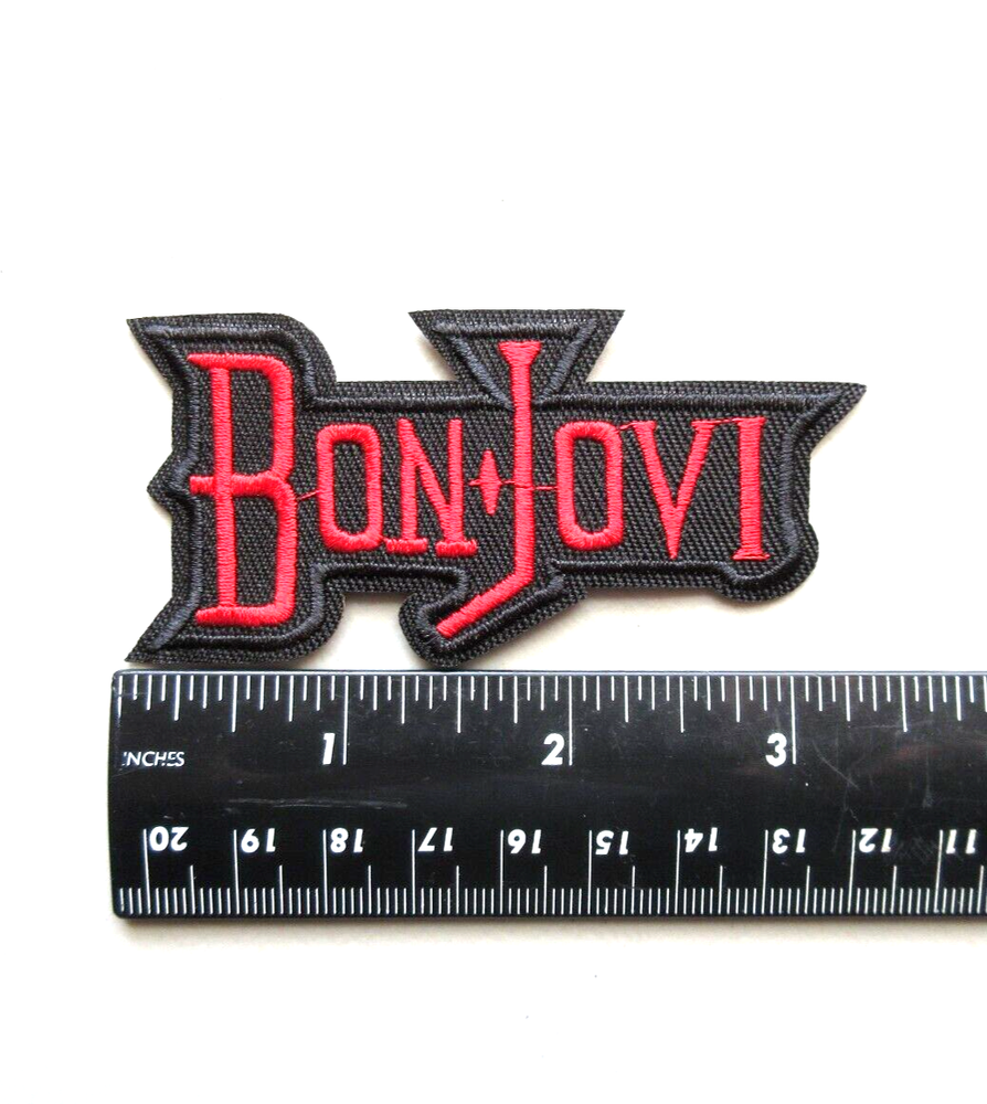 🔥BON JOVI ROCK BAND MUSIC BATTLE VEST JACKET HAT EMBROIDERED IRON ON PATCH