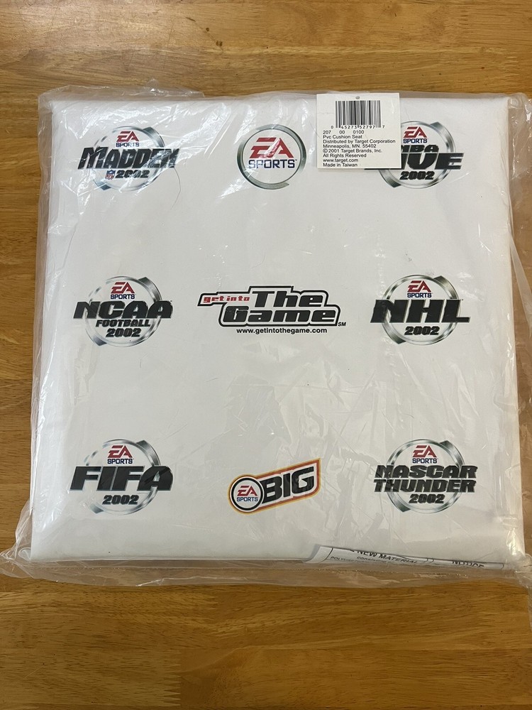 Vintage 2001 NCAA Football 14x14 Stadium Seat Cushion by Target & EA Sports