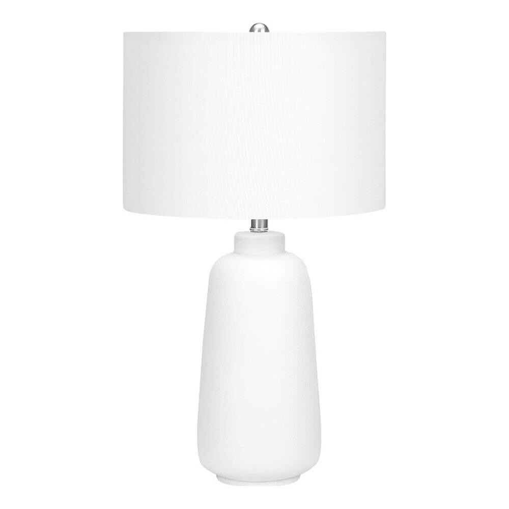 I 9716 LightingTable Lamp, Cream Ceramic, Ivory/Cream Shade, Modern