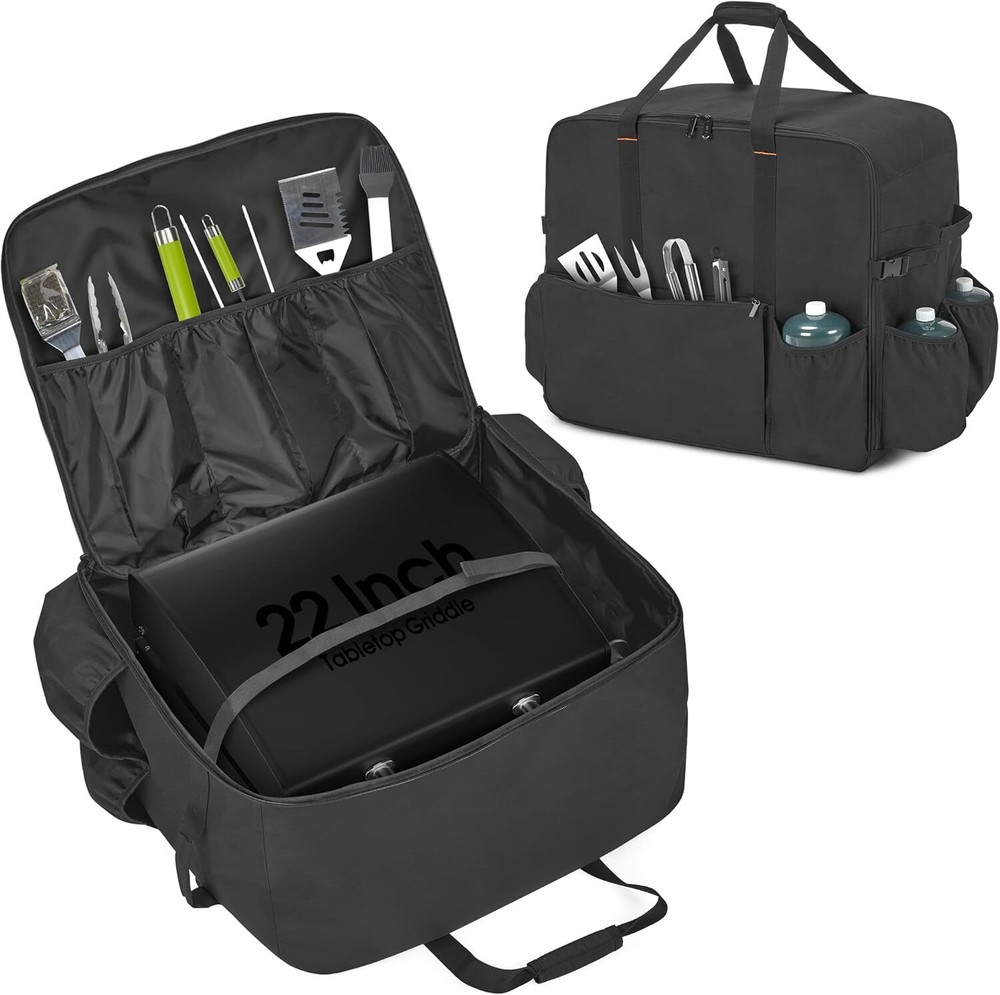 22 Inch Tabletop Griddle Carry Bag  Outdoor Griddle Cover Compatible with 2...