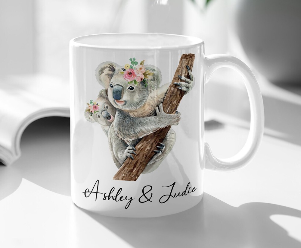 Personalized Koala Mug Koala Gifts Koala Gift For Her Cute Koala Cup Funny