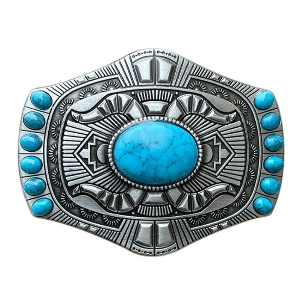 Western Belt Buckle for Men & Women Cowboy Rodeo Vintage Style Wear Bohemia