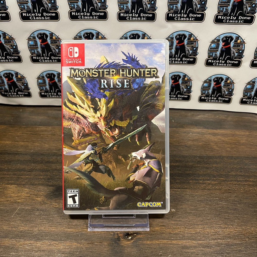 Monster Hunter Rise (Nintendo Switch) -CIB Complete-Very Good