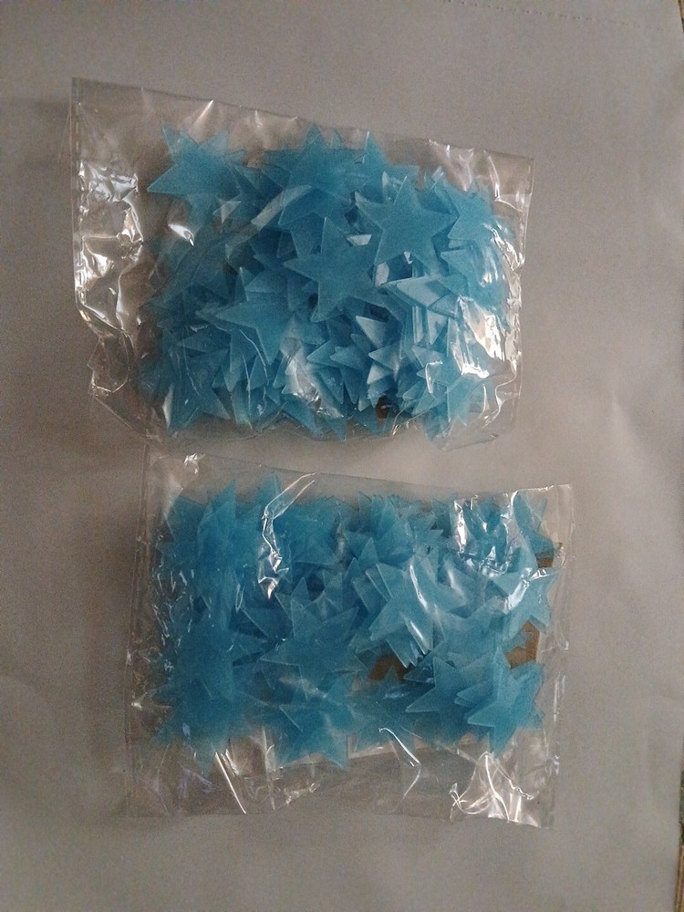 Glow in The Dark Stars For Wall Decoration Glowing Stars Bedroom Decor 2 PACKS