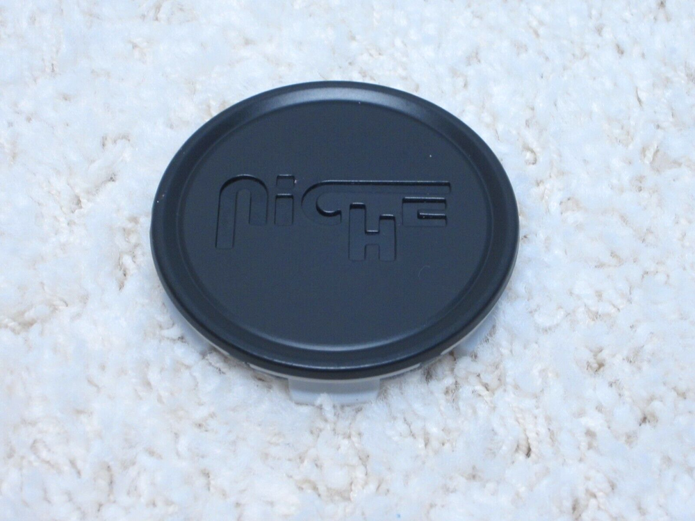 NICHE 1003-22MB1 CUSTOM ALLOY WHEEL SNAP ON BLACK CENTER CAP #2E-10