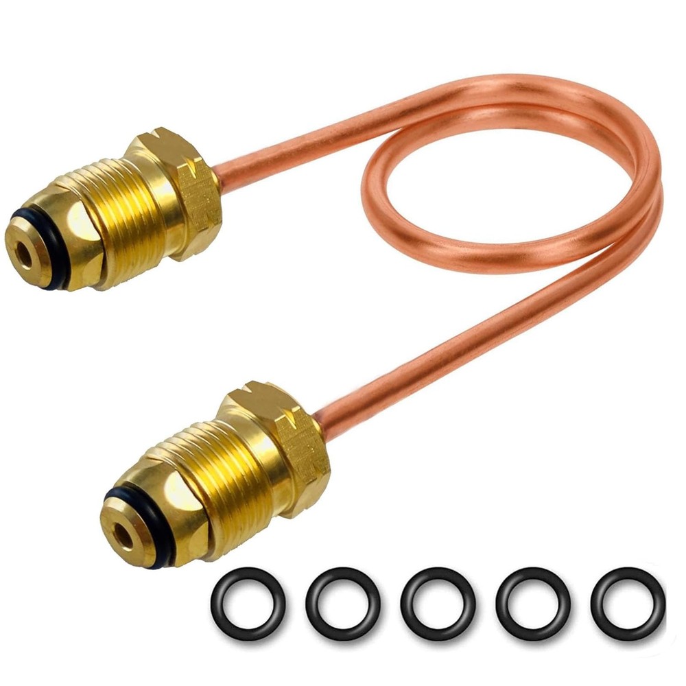 Propane Regulator Copper Pigtail Tubing Hose POL x POL 15