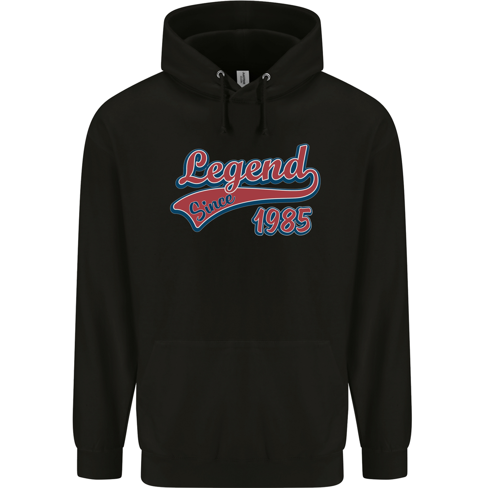 Legend Since 40th Birthday 1985 Mens 80% Cotton Hoodie