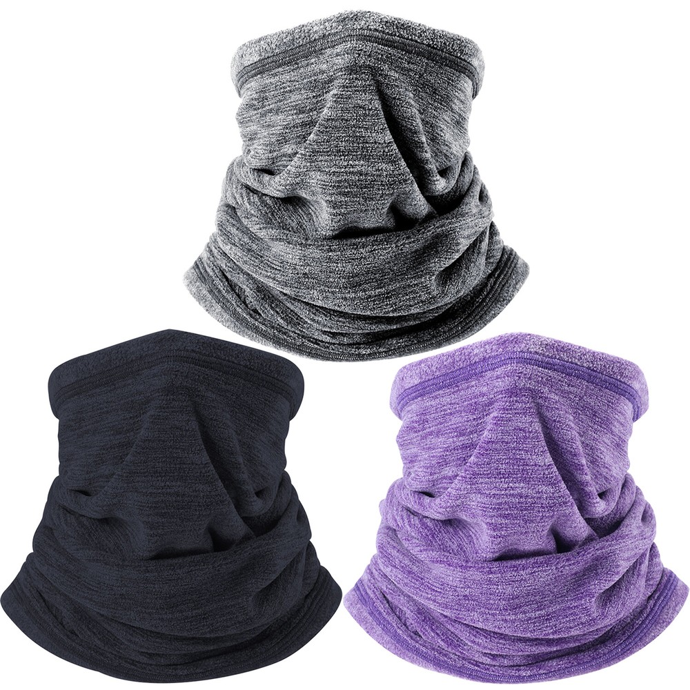 Windproof Fleece Neck Gaiter & Balaclava for Cold Winter Weather  
