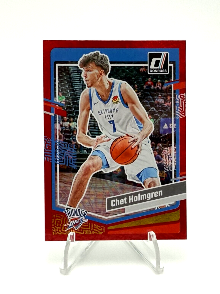 2023-24 Donruss International - Chet Holmgren - Red Fireworks /88 - OKC Thunder