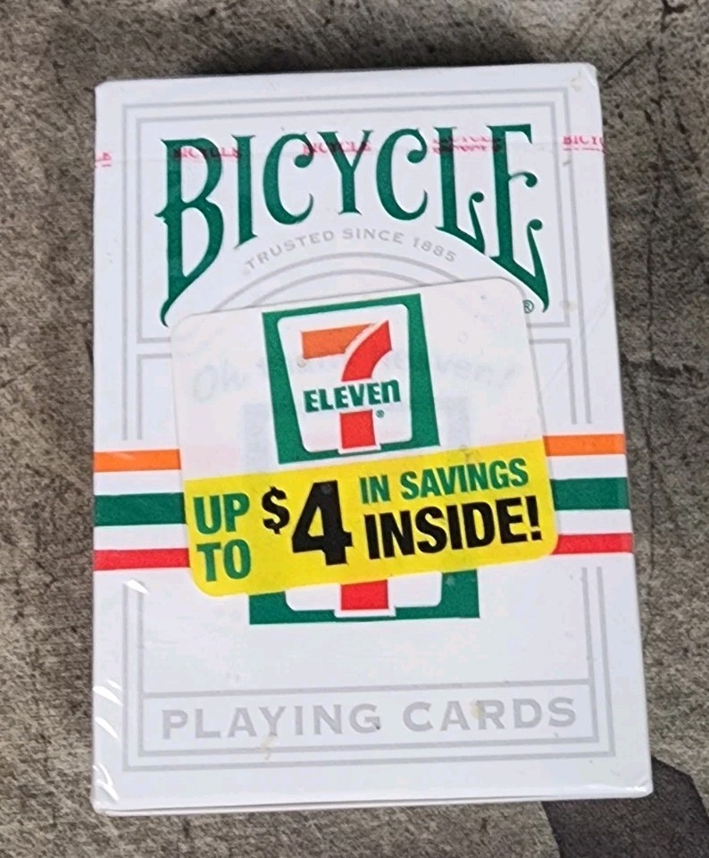 2018 7/11 Limited Edition Bicycle Playing Cards Brand New Sealed Deck