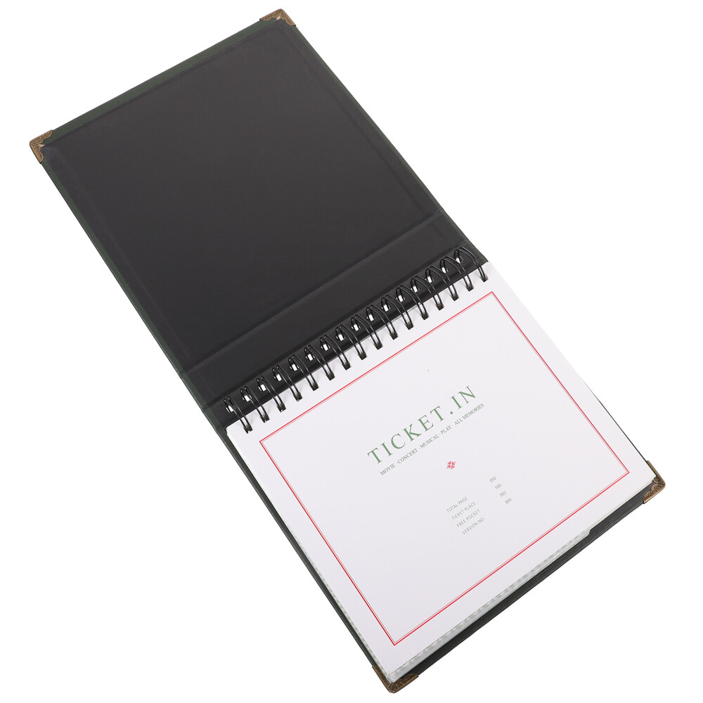 Travel Receipt Storage Book for Ticket Collection and Saver Album Organizer