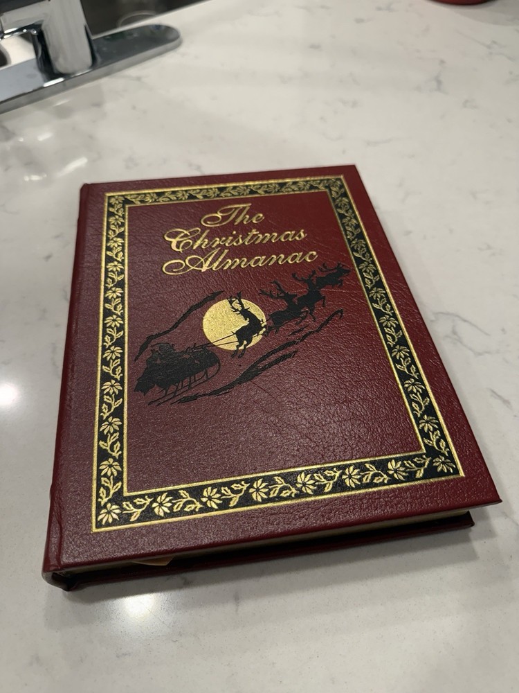 Leatherbound Christmas Almanac by Natasha Tabori Fried from Easton Press  